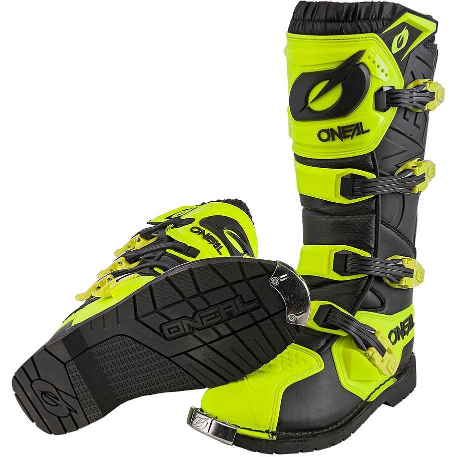 Adulto microfibra di alta qualità Moto Enduro Protezione interna della caviglia O'NEAL del piede e della zona cambio Stivali RSX fodera perforata Stivali Motocross 