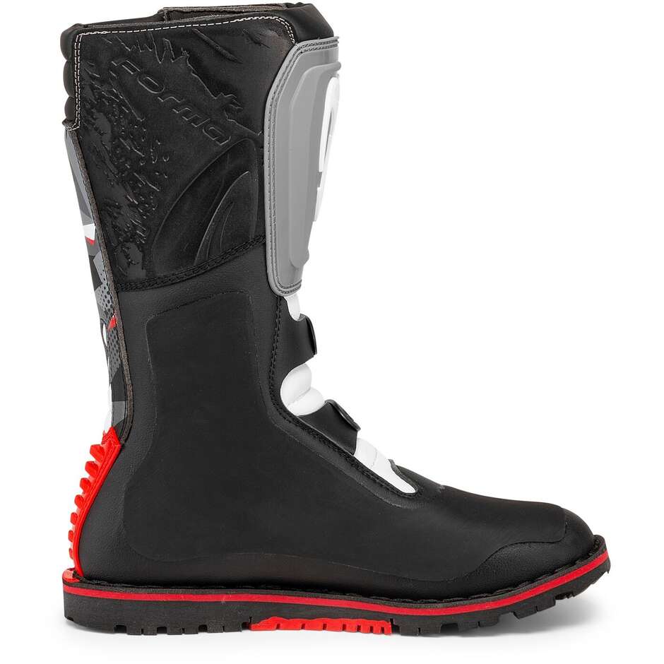 Stivali Moto Enduro & Trial Forma BOULDER COMP Camo Rosso Bianco Grigio