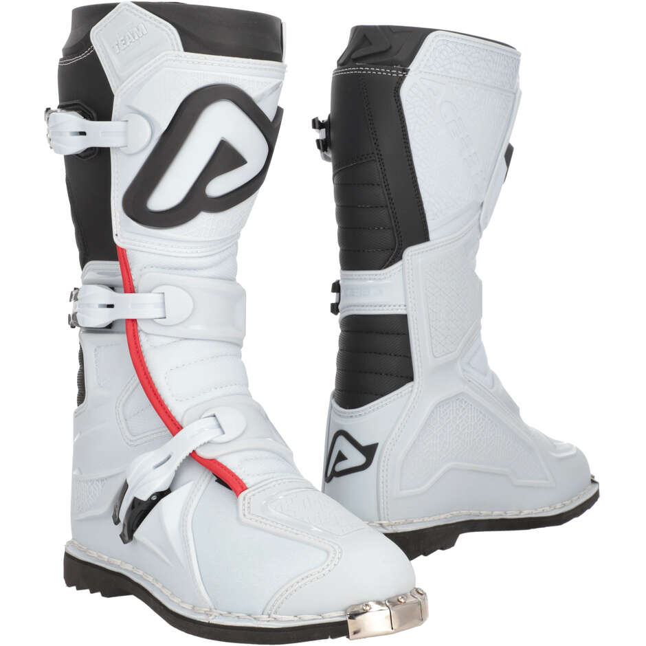 Stivali Moto Enduro Acerbis E-TEAM 2.0 BOOTS Bianco Nero