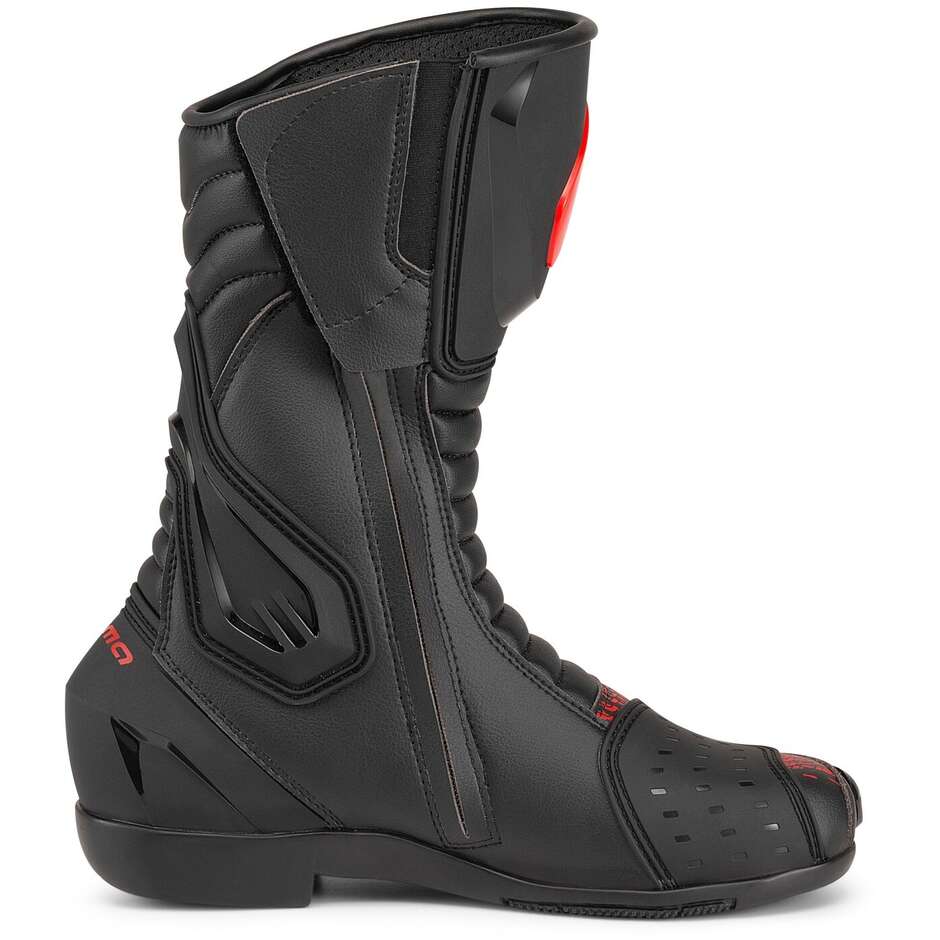 Stivali Moto Forma FRECCIA EVO Nero Rosso