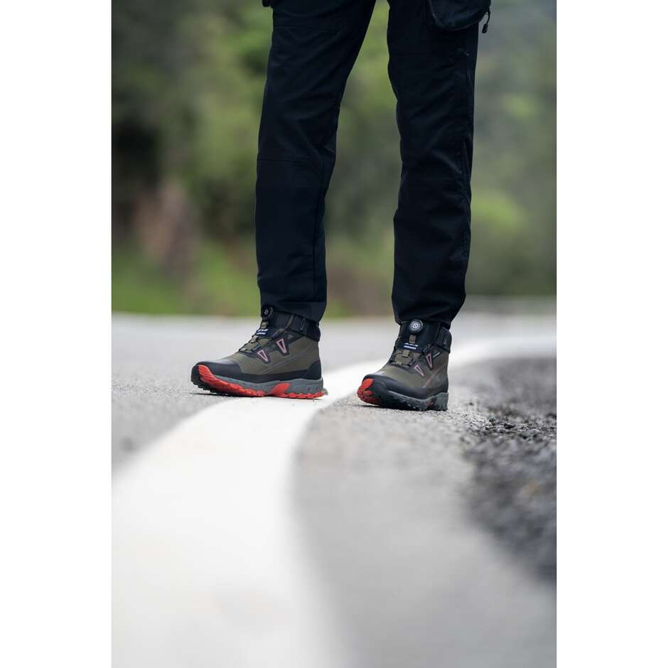 Stivali Moto LS2 TREKKER MAN WP Verde