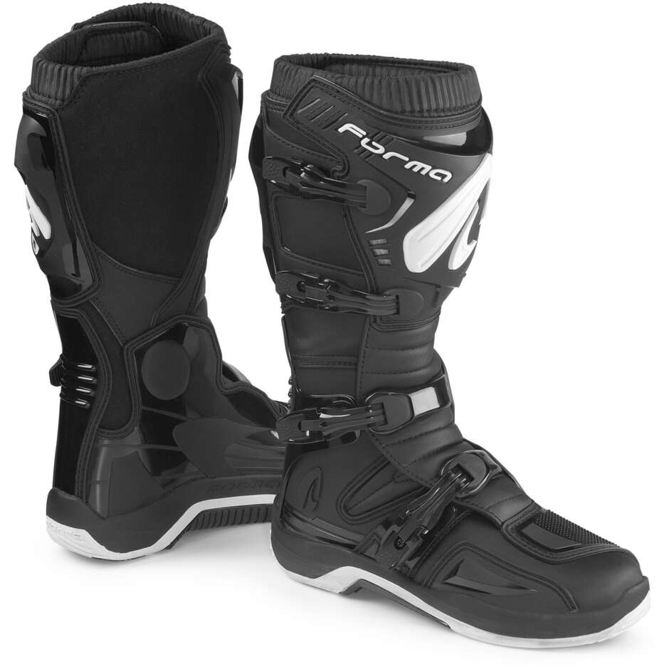 Stivali Moto MX Trial Forma TRACTION Nero