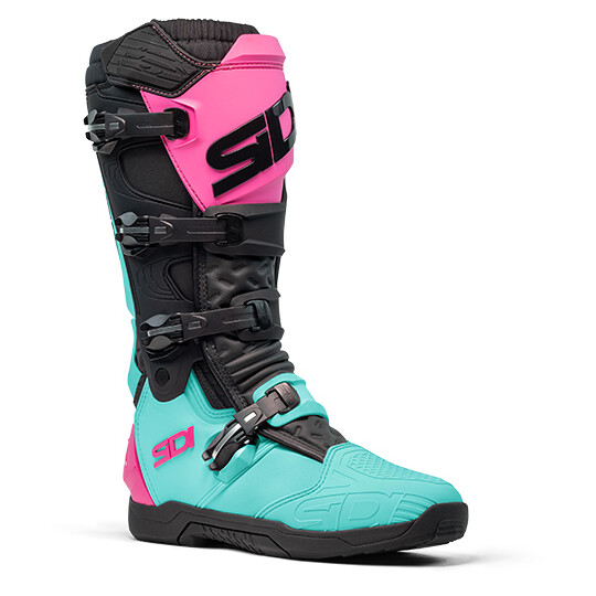 Stivali Moto Off-Road X POWER SC Mint Nero Rosa taglia 38
