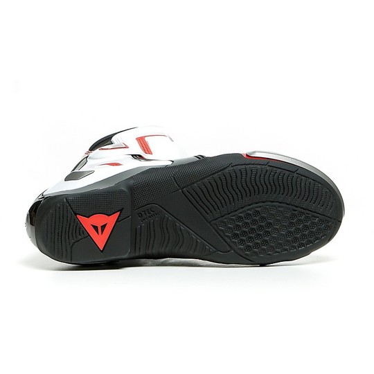 Stivali Moto Racing Dainese TORQUE 3 OUT AIR Nero Bianco Rosso