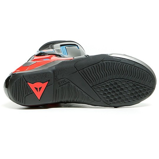 Stivali Moto Racing Dainese TORQUE 3 OUT Nero Rosso Fluo