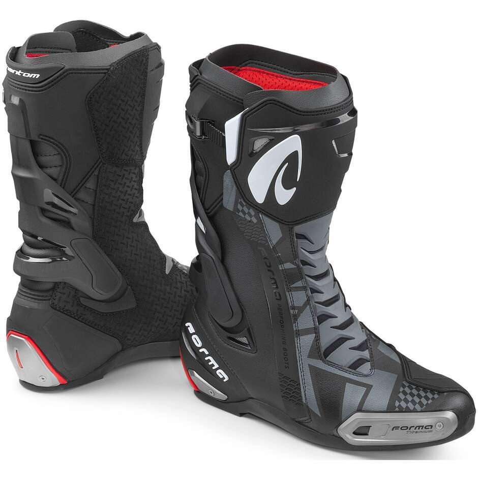 Stivali Moto Racing Forma PHANTOM Nero