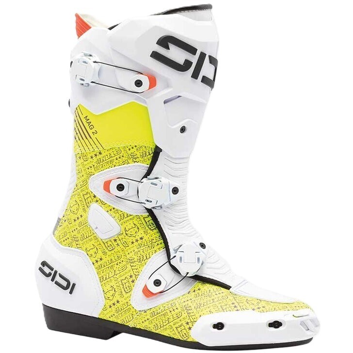 Stivali Moto Racing MAG-2 AIR Replica Bautista Giallo taglia 45