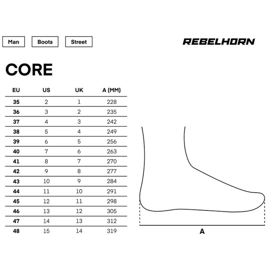 Stivali Moto Rebelhorn CORE Nero Rosa