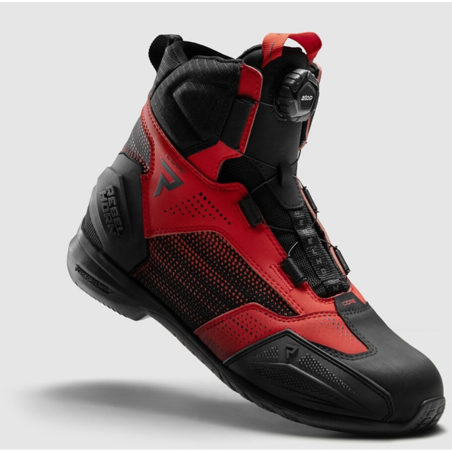 Stivali Moto Rebelhorn CORE Nero Rosso