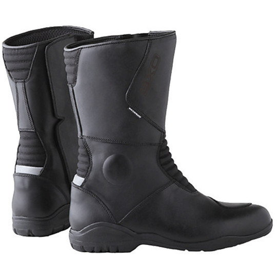Stivali Moto Turismo Axo Modello Road In Pelle Completamente Impermeabile