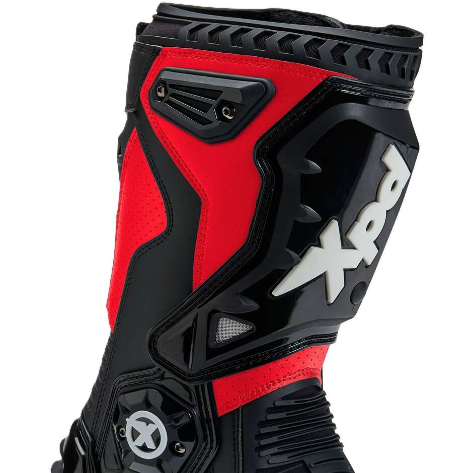 Stivali Moto Xpd XP6-S Nero/Rosso