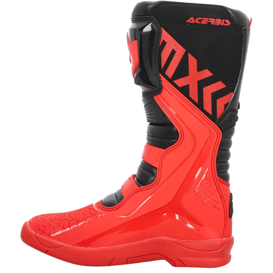 Stivali Motocross Enduro Acerbis X-TEAM Rosso Nero