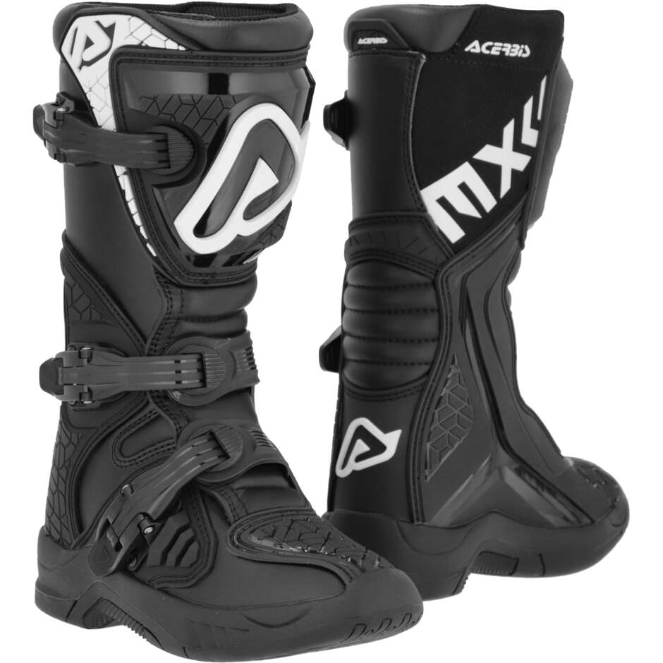 Stivalo Bambino Moto Cross Enduro Acerbis X-TEAM KID Nero