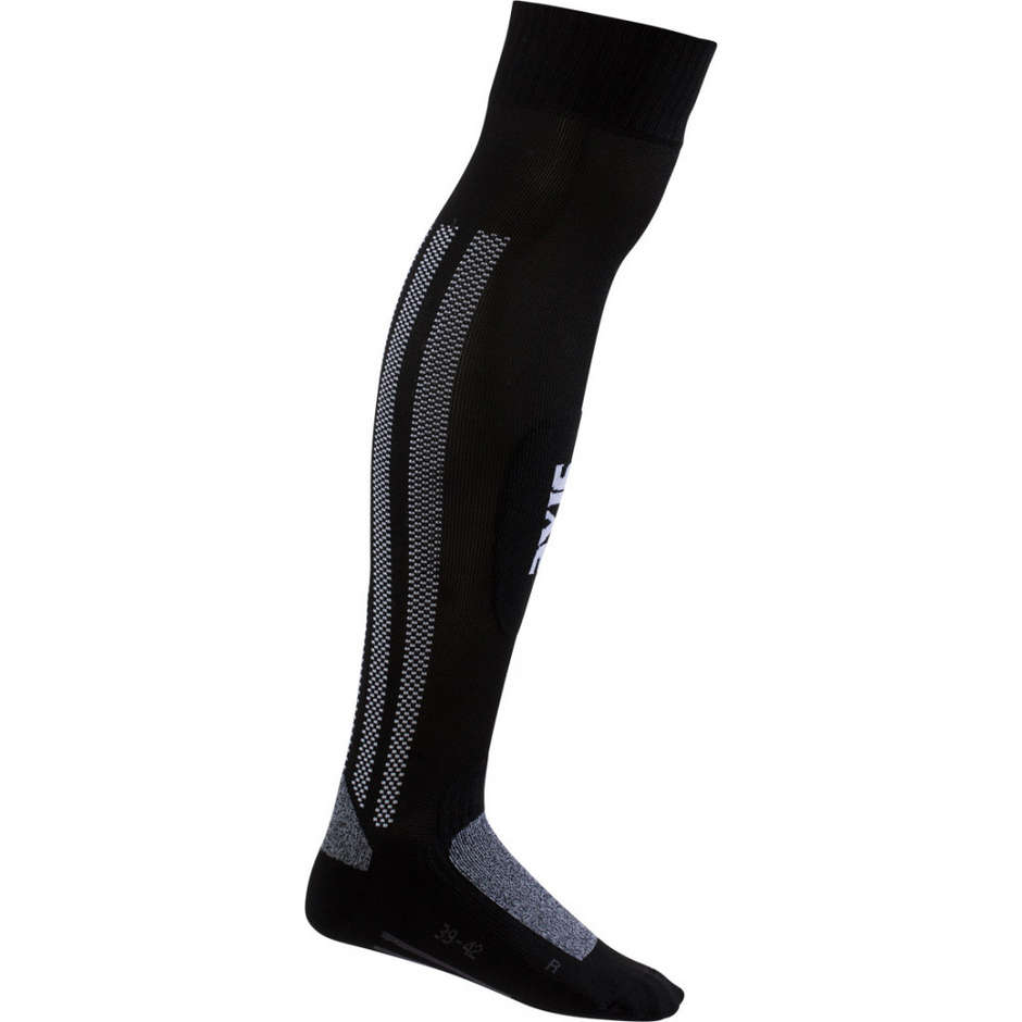 Stocking Moto Technique Long Off-Road in Sixs Black Fabric