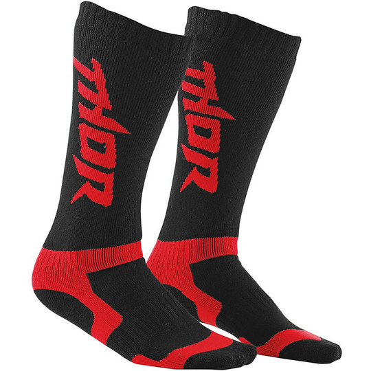 Stockings Moto Cross Enduro Thor S15 Sock Black Red