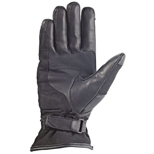 Stoff und Leder Motorrad Handschuhe Ixon RS Globale Hp Schwarz