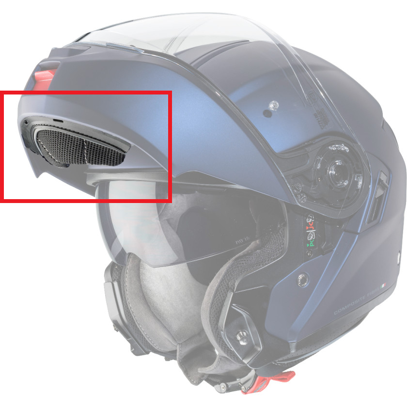 Stop Wind Caberg chinstrap for LEVO helmet