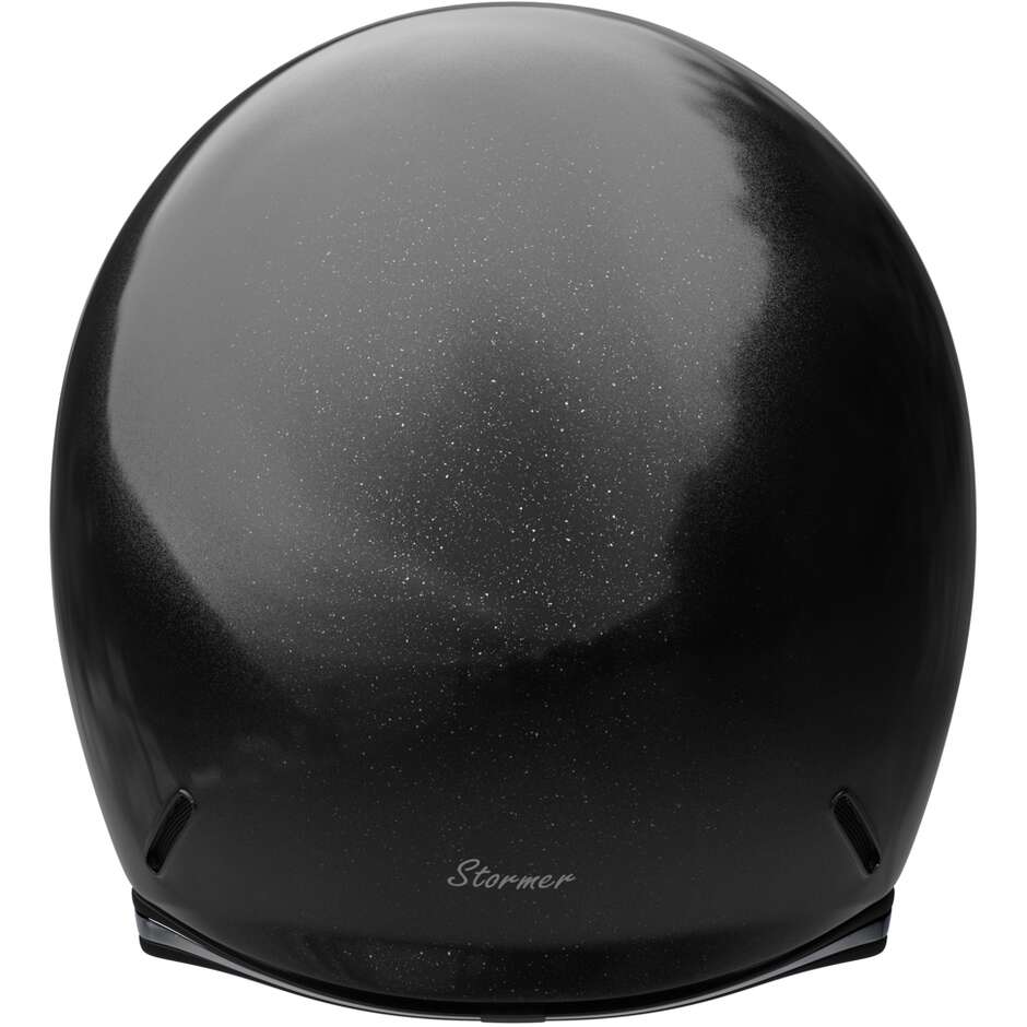 Stormer AURA Solid Black Pearl Motorrad-Jethelm