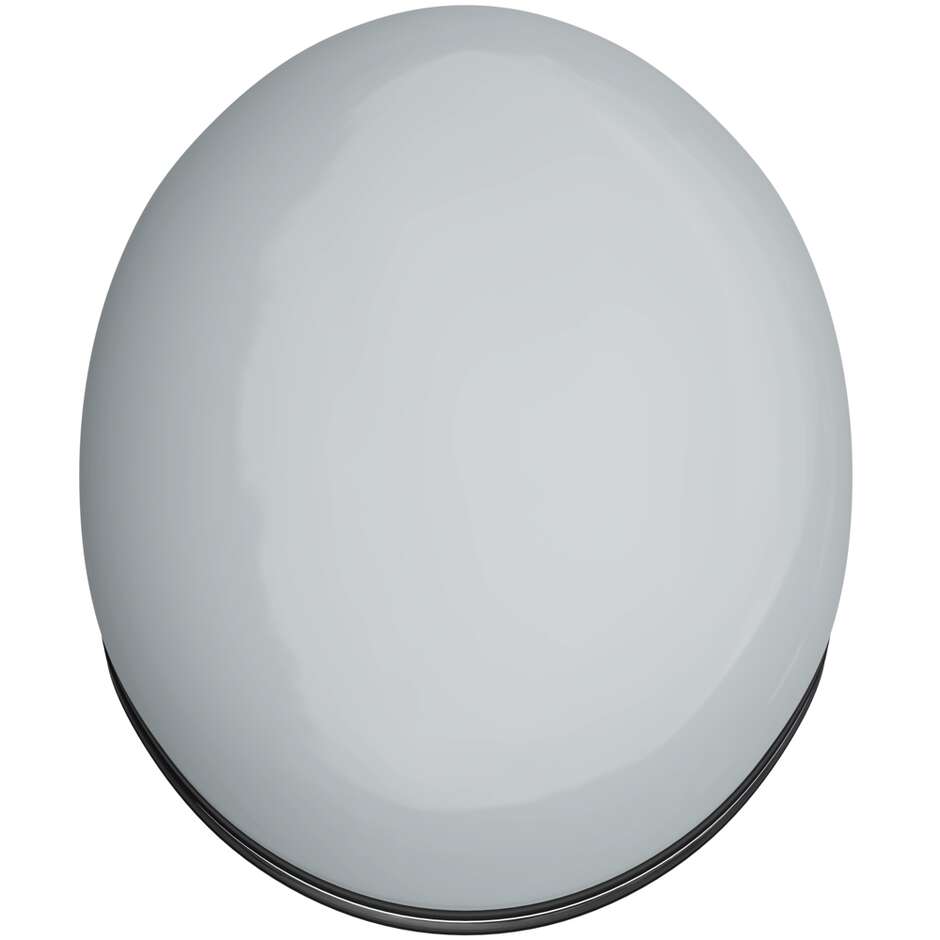 Stormer AURA Solid Nardo Grey Gloss Jet Motorcycle Helmet
