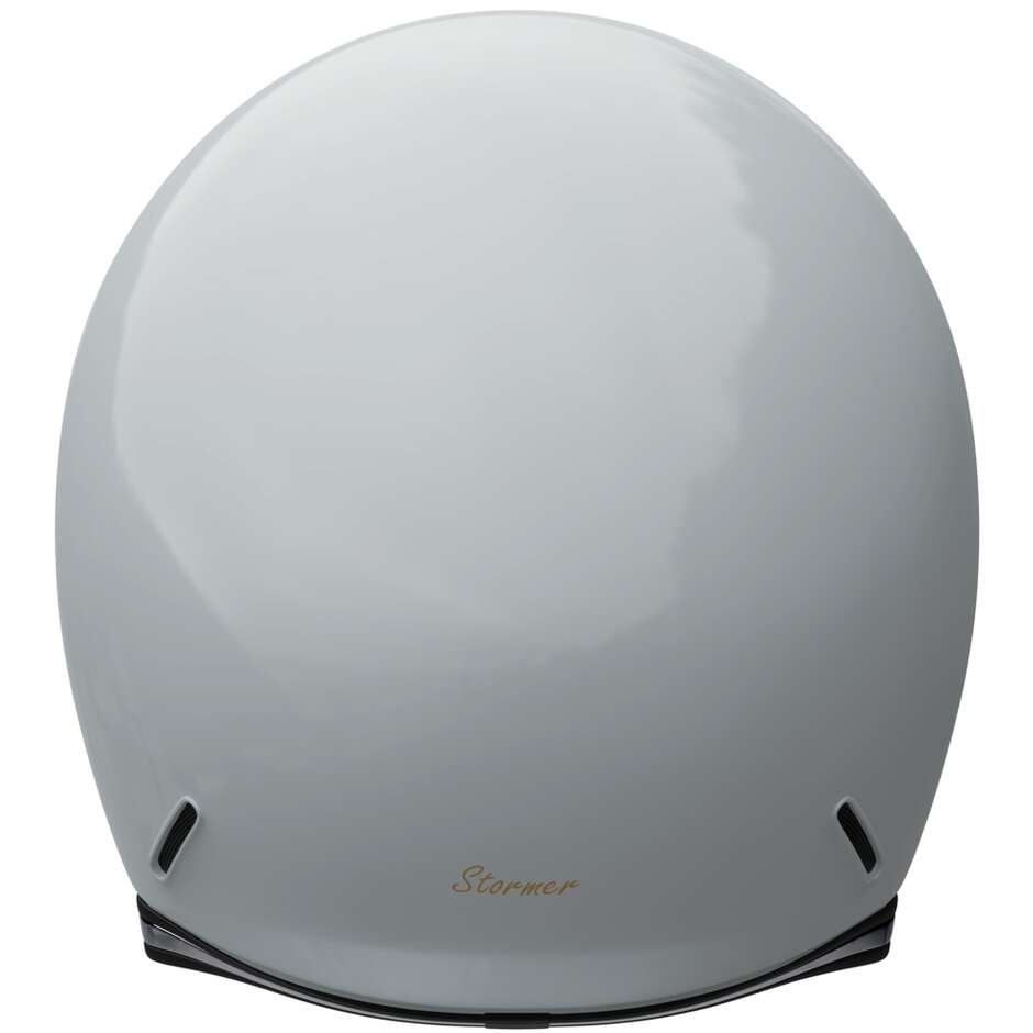 Stormer AURA Solid Nardo Grey Gloss Jet Motorcycle Helmet