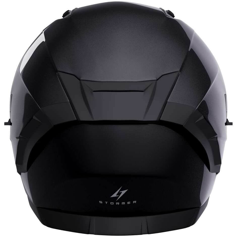 Stormer BLASTER Full Face Motorcycle Helmet Black Pearl