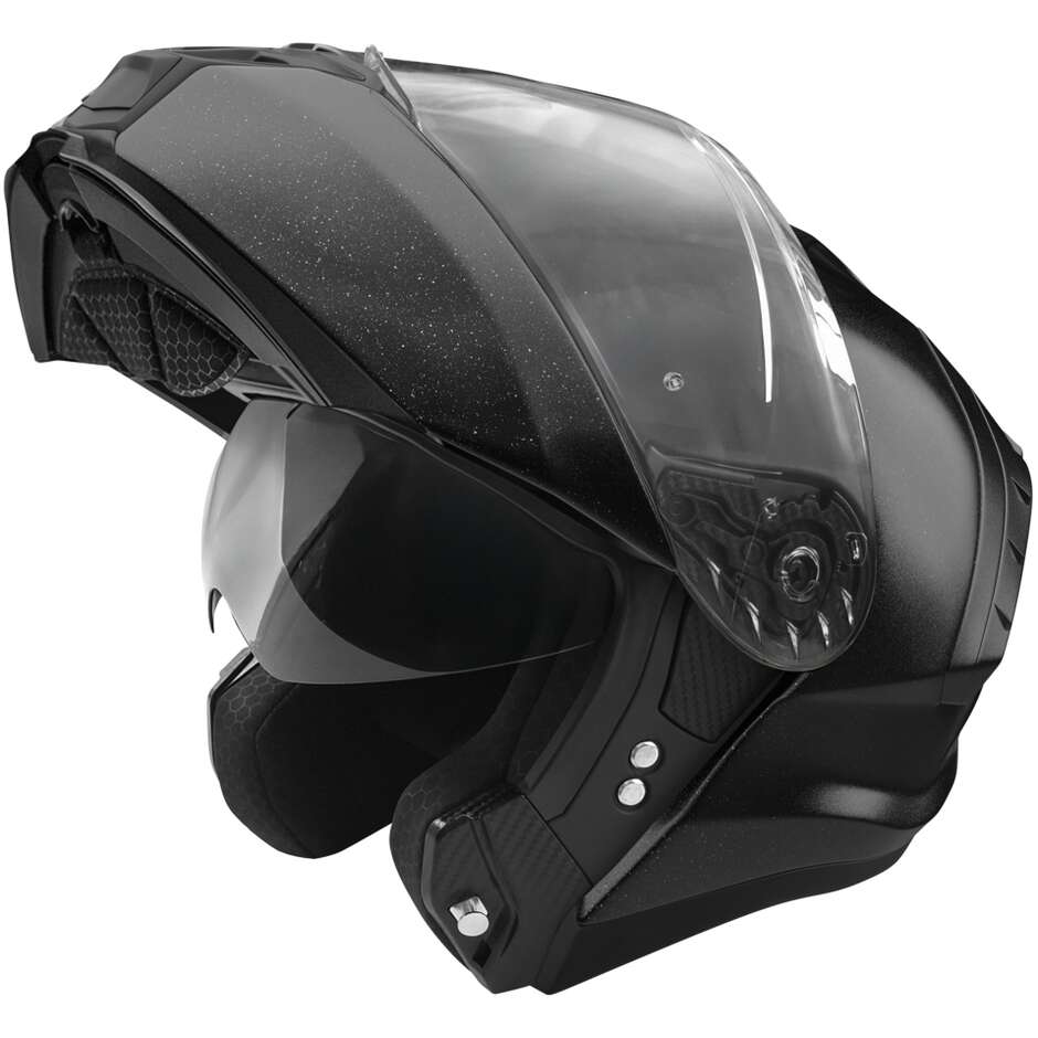 Stormer BLOW Solid Modular Motorradhelm, Perlschwarz
