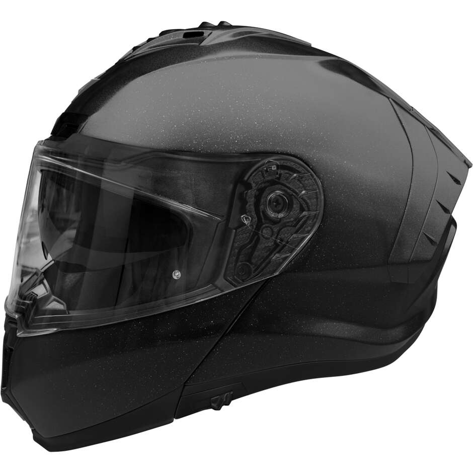 Stormer BLOW Solid Modular Motorradhelm, Perlschwarz