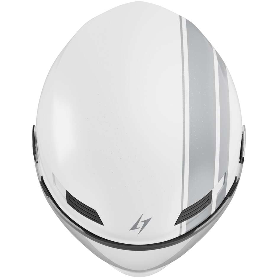 Stormer RIDE PATH WHITE Pearl Motorcycle Jet Helmet