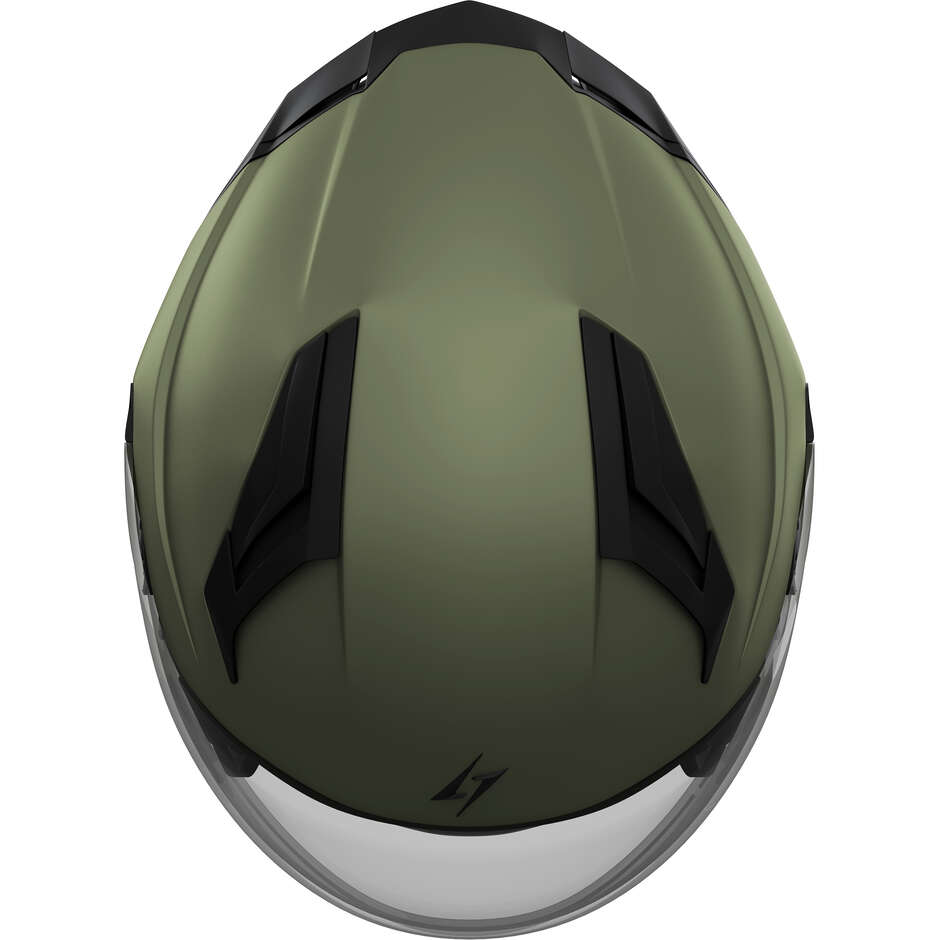 Stormer RUN Jet Motorcycle Helmet Matt Khaki