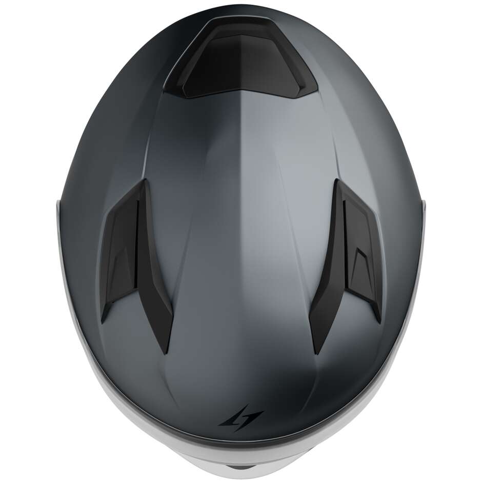 Stormer SPIN EVO Solid Modular Motorcycle Helmet, Gunmetal Grey, Matte