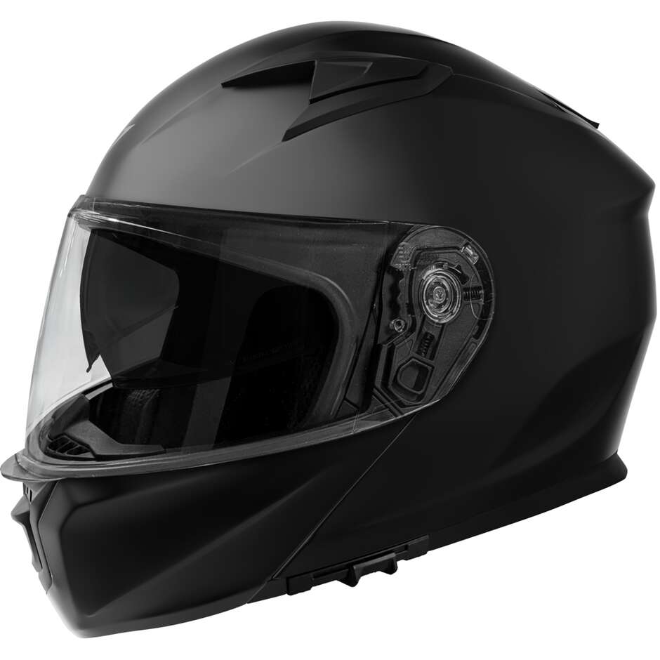 Stormer SPIN EVO Solid Modular Motorradhelm, Mattschwarz