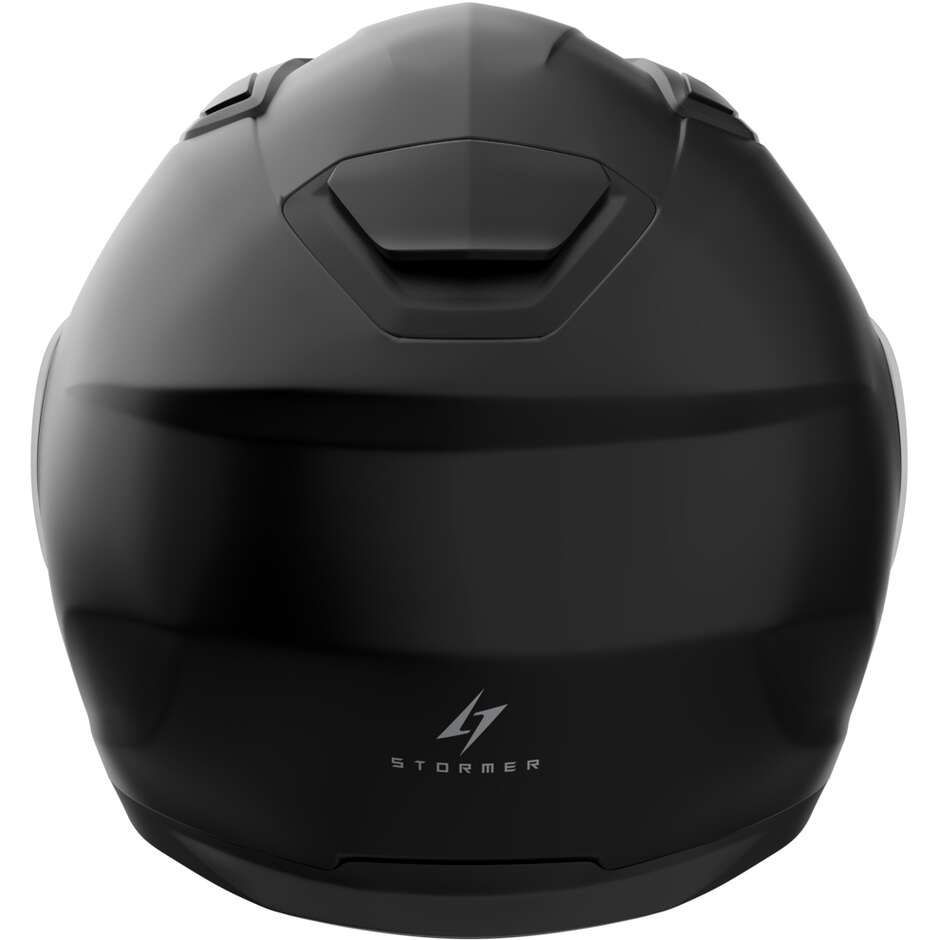 Stormer SPIN EVO Solid Modular Motorradhelm, Mattschwarz