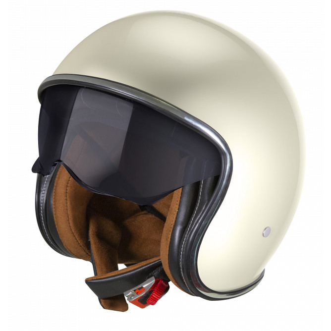 Stormer SPIRIT Vintage Jet Motorcycle Helmet With White Internal Visor