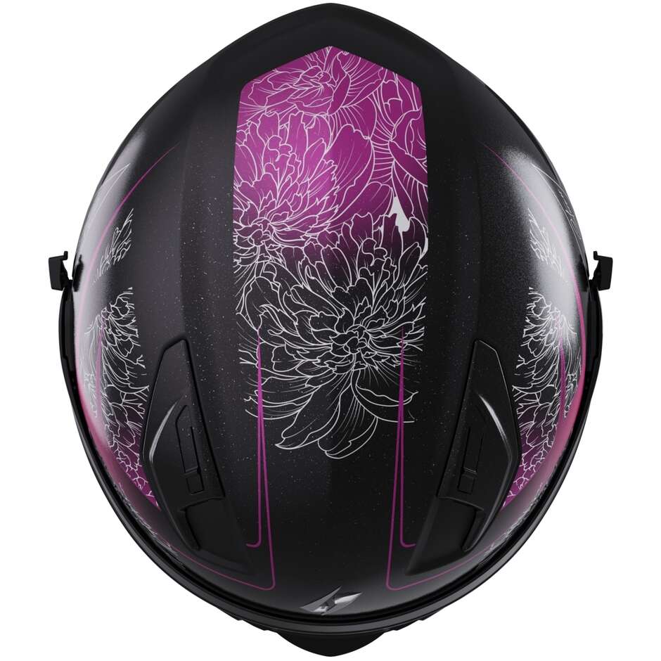 Stormer STRIKE BLOSSOM Full Face Motorcycle Helmet Purple Pink Pearl