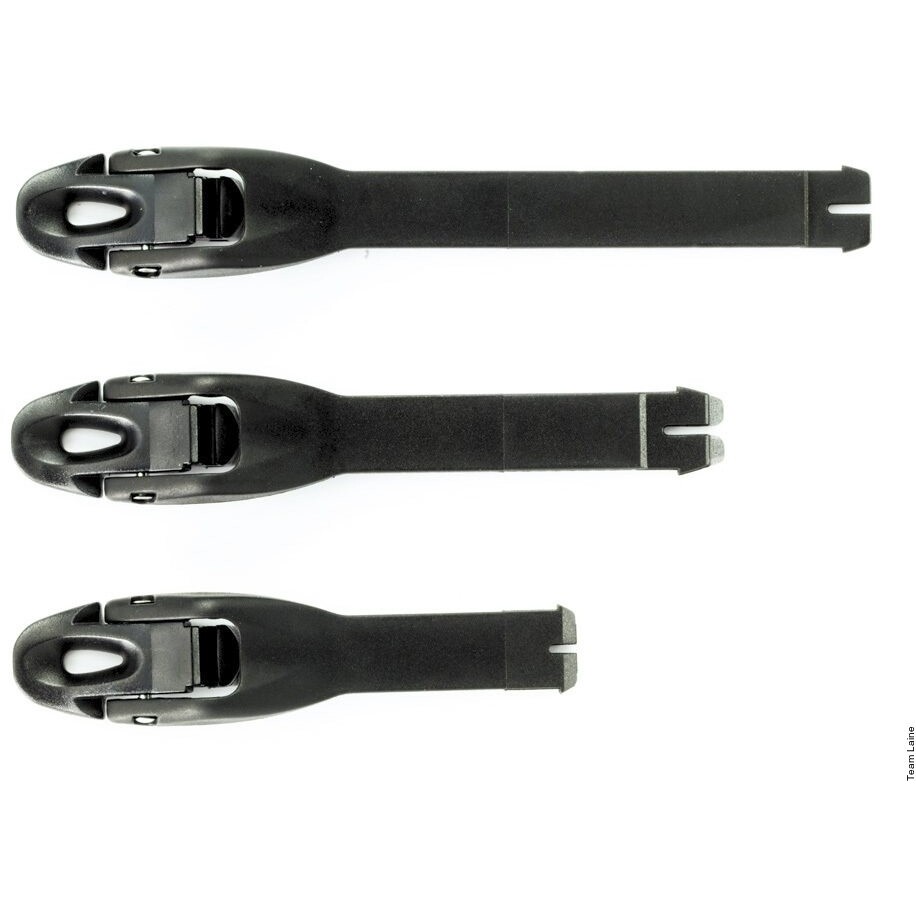 Strap Kit For Alpinestars Motorcycle Boots TECH 6S / TECH 4S NYLON LEVER BUCKLE AND STRAP Silver Black