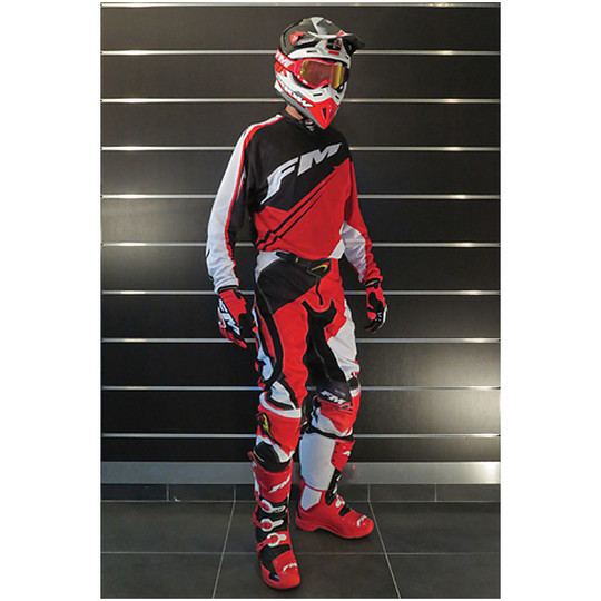 Strick Motorrad Enduro Cross FM Racinf X23 Force Red Schwarz