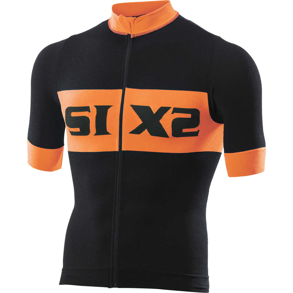 Stricktechnik Sleeve Active Sixs bike3 Luxus Schwarz Orange