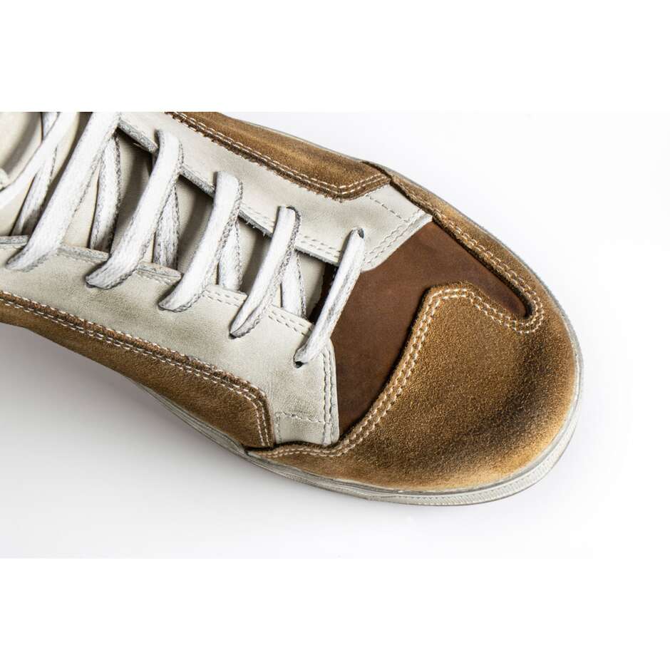 Stylmartin COLORADO Cognac White Certified Motorcycle Sneaker Shoes