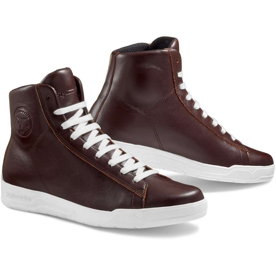 Stylmartin CORE WP Brown Certified Motorcycle Sneaker Shoes
