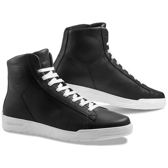 Stylmartin CORE WP zertifizierte Motorrad Sneaker Schuhe Schwarz Weiß