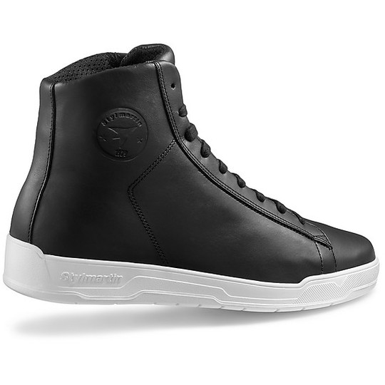 Stylmartin CORE WP zertifizierte Motorrad Sneaker Schuhe Schwarz Weiß