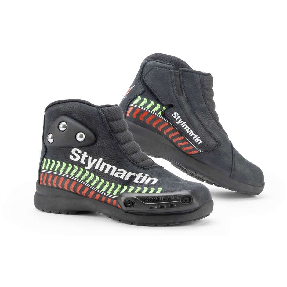 Stylmartin SPEED JR PRO Kinder Mini-Motorradstiefel Schwarz