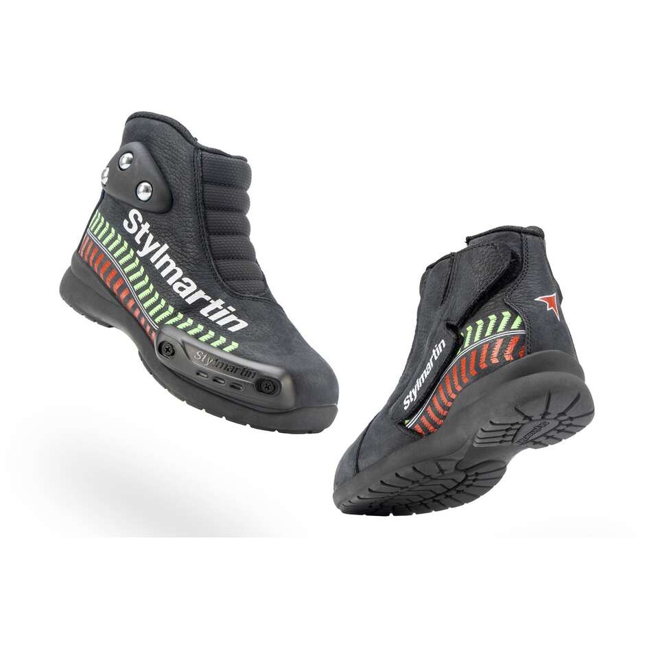 Stylmartin SPEED JR PRO Kinder Mini-Motorradstiefel Schwarz