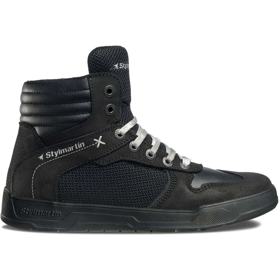 Stylmatin ATOM EVO Schwarze Motorradschuhe