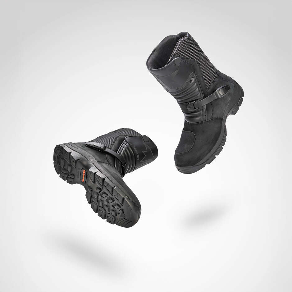 Stylmatin LAND WP Adventure Motorradstiefel Schwarz