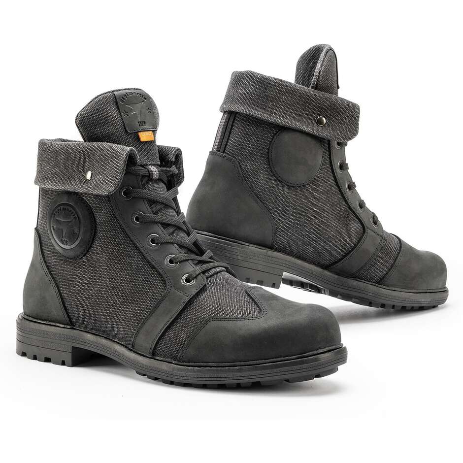 Stylmatin SMITH WP Motorcycle Shoes Black