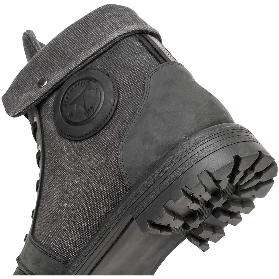 Stylmatin SMITH WP Motorcycle Shoes Black