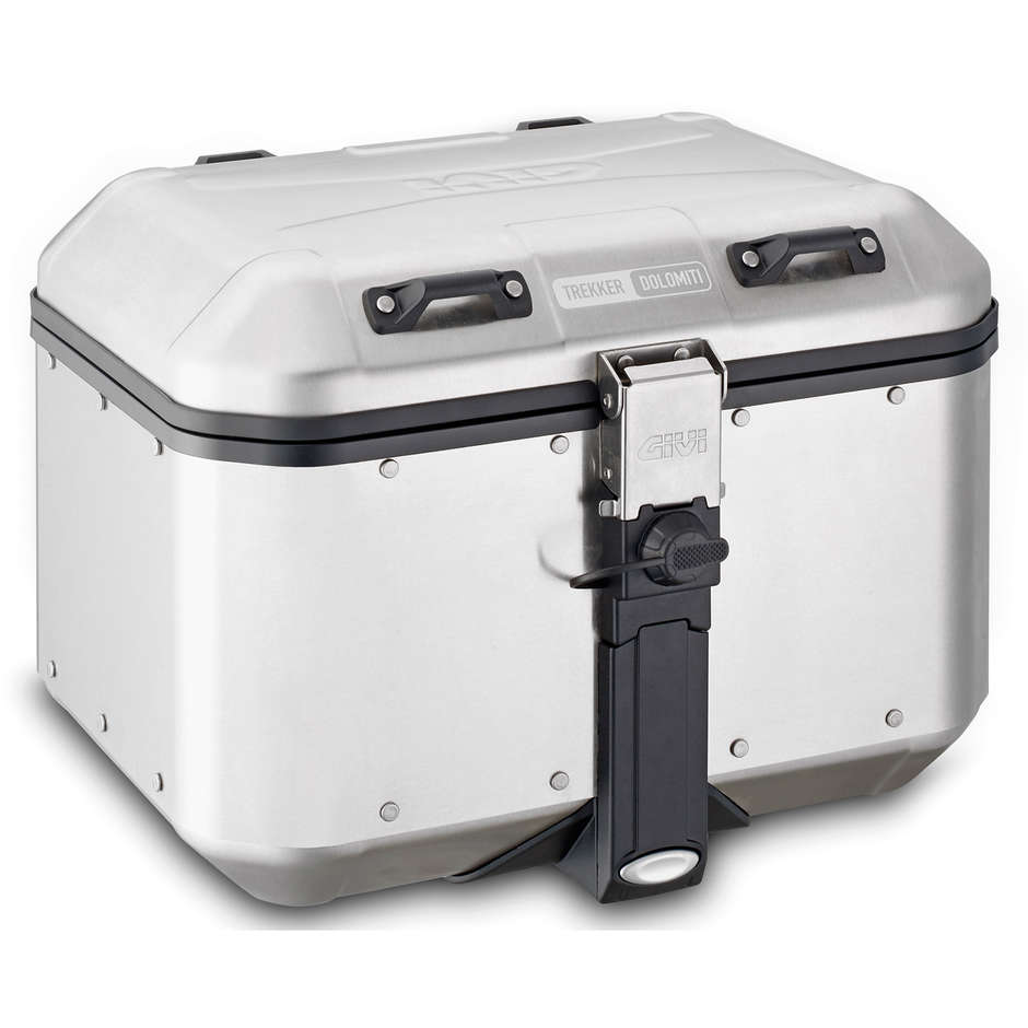 Suitcase Monokey Trekker Dolomites GIVI Natural Aluminum 46 lt.