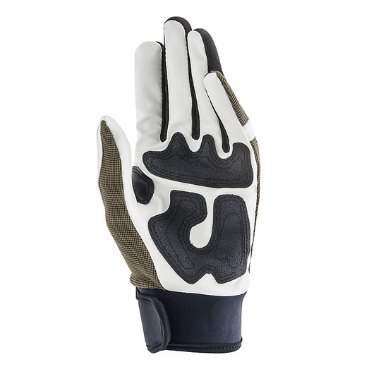 Summer Gloves in Acerbis Ottano 2.0 White Green fabric