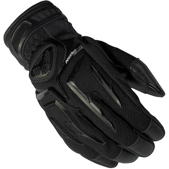 Summer Gloves Ixon RS Fabric and Leather Whip Black Hp